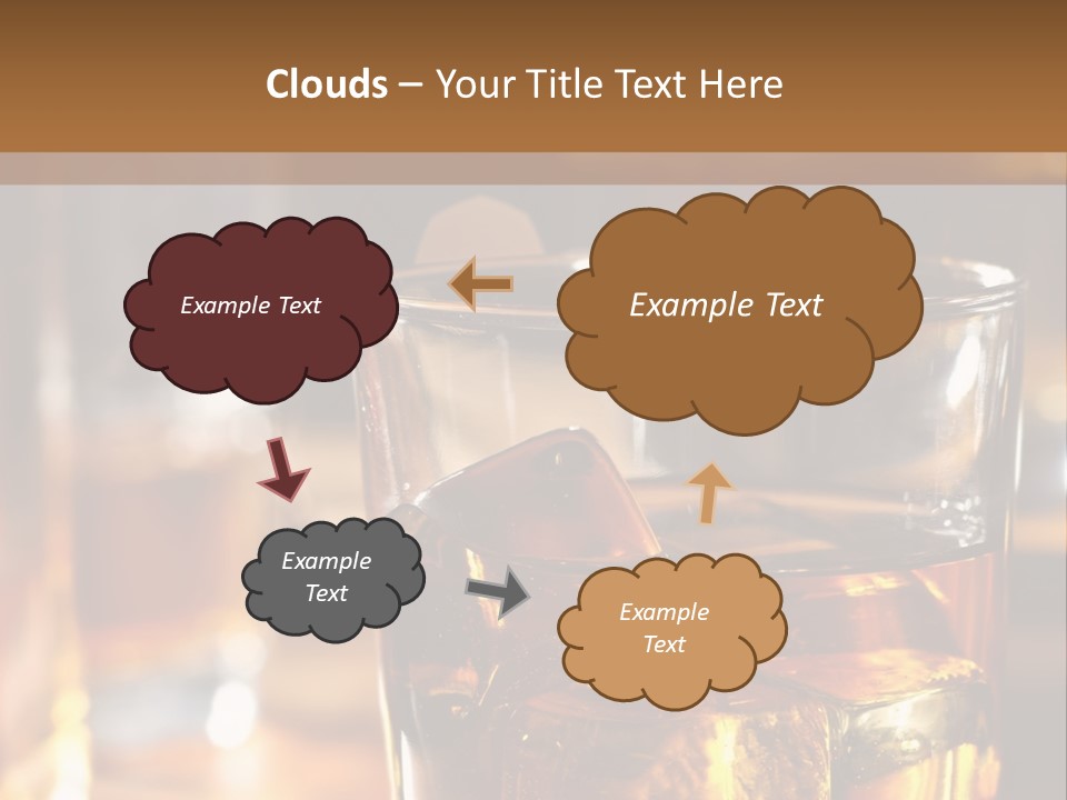 Whiskey With Ice PowerPoint Template