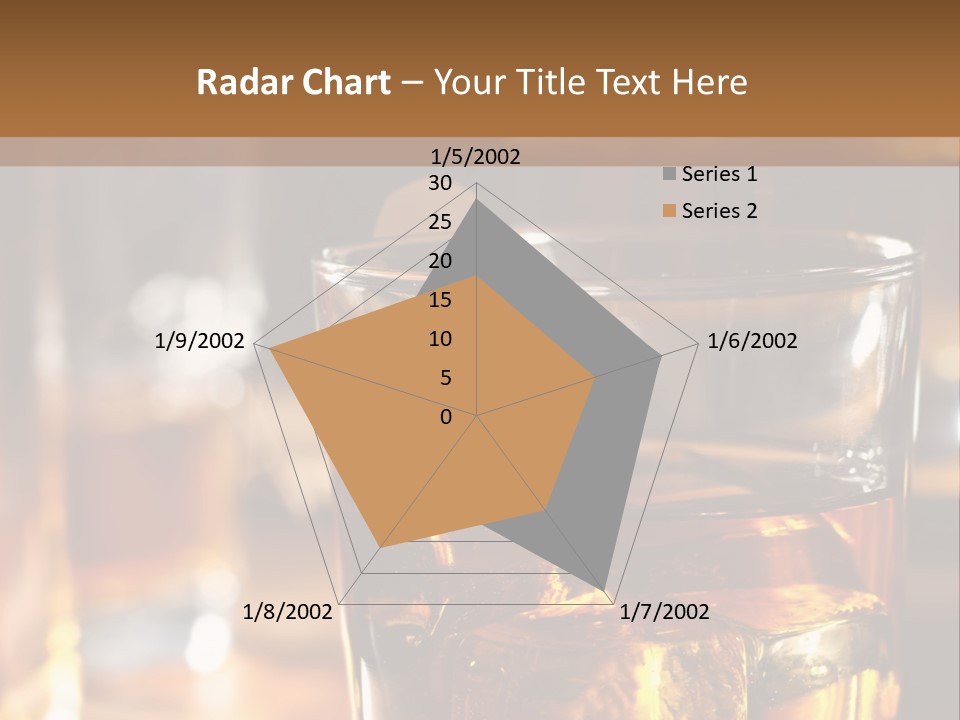 Whiskey With Ice PowerPoint Template