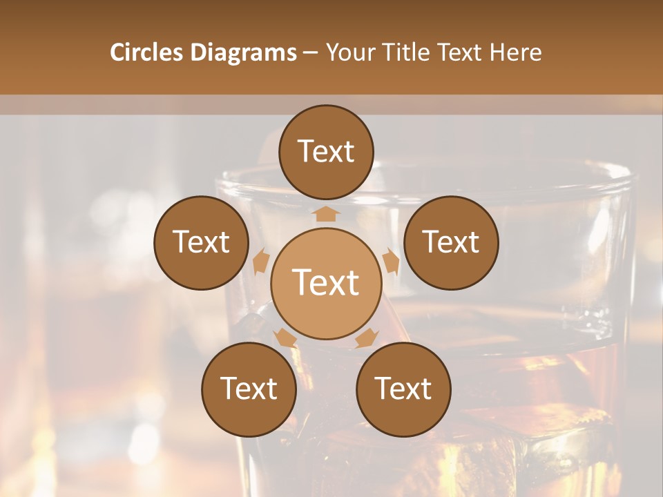 Whiskey With Ice PowerPoint Template