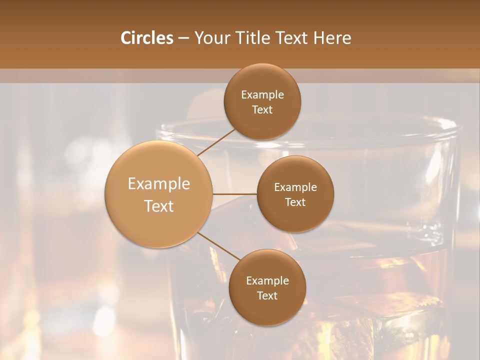 Whiskey With Ice PowerPoint Template