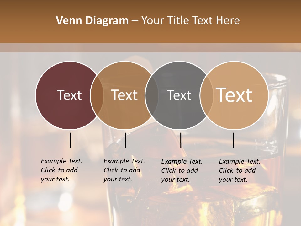 Whiskey With Ice PowerPoint Template