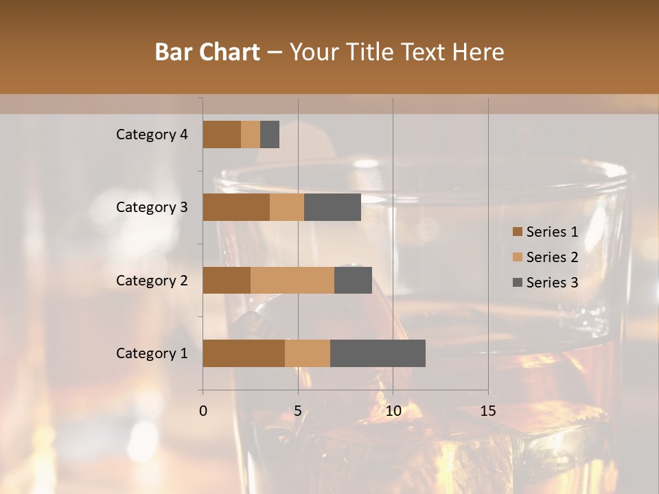 Whiskey With Ice PowerPoint Template
