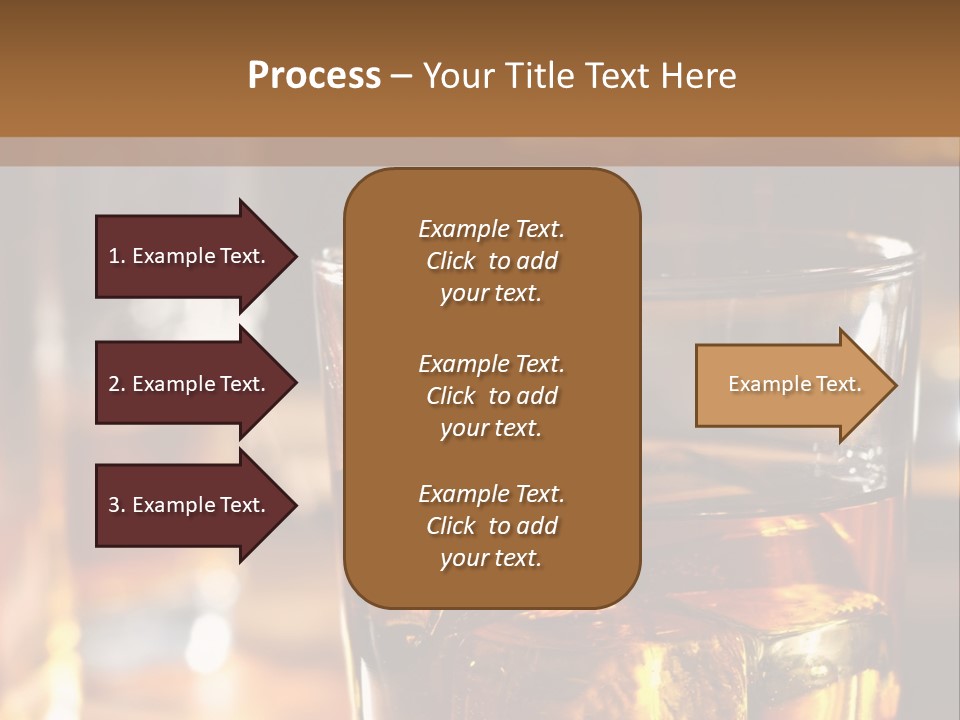 Whiskey With Ice PowerPoint Template