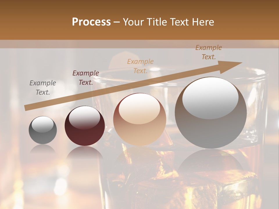 Whiskey With Ice PowerPoint Template
