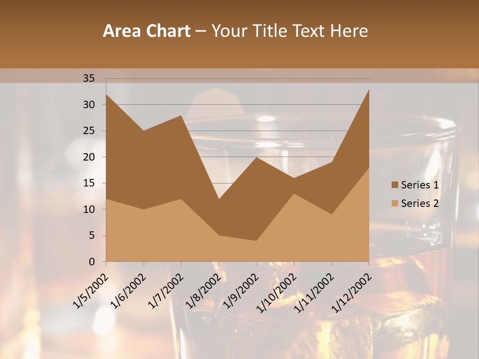 Whiskey With Ice PowerPoint Template
