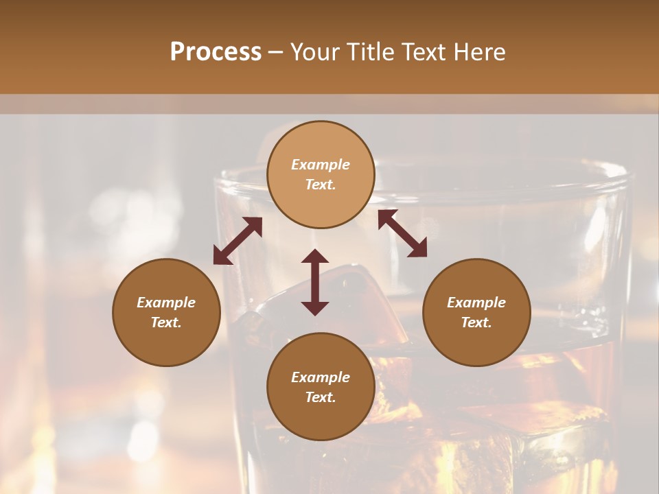 Whiskey With Ice PowerPoint Template