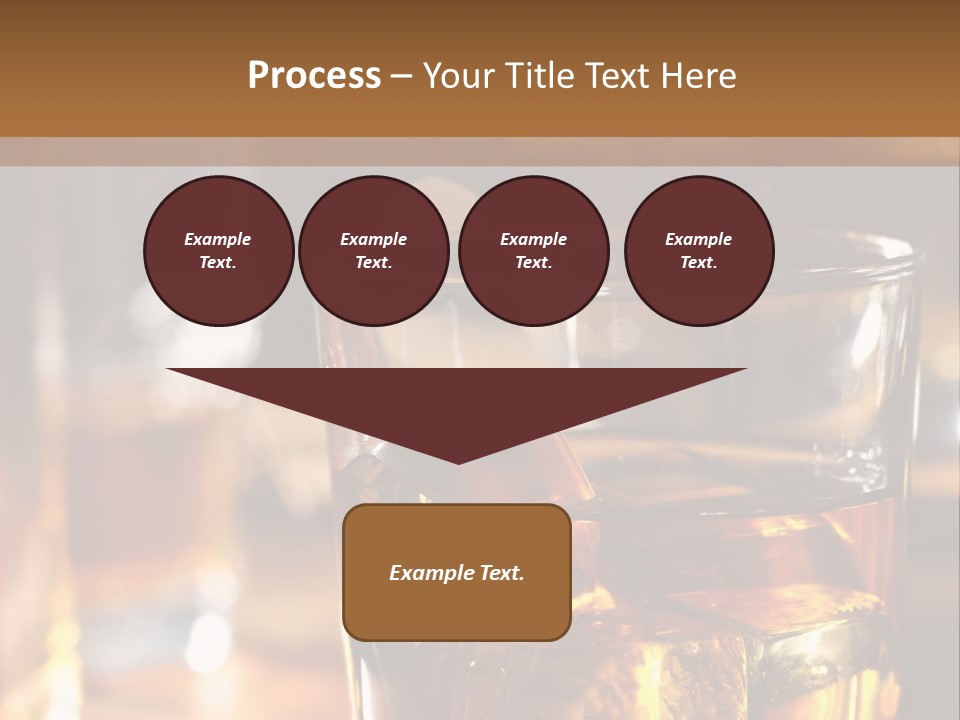 Whiskey With Ice PowerPoint Template