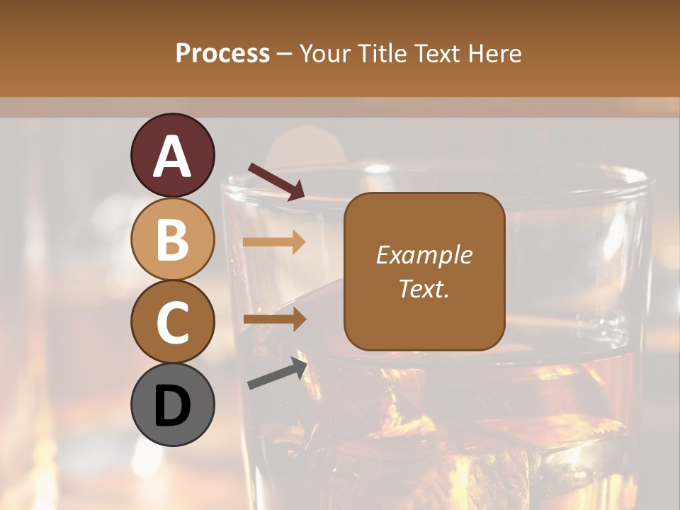 Whiskey With Ice PowerPoint Template