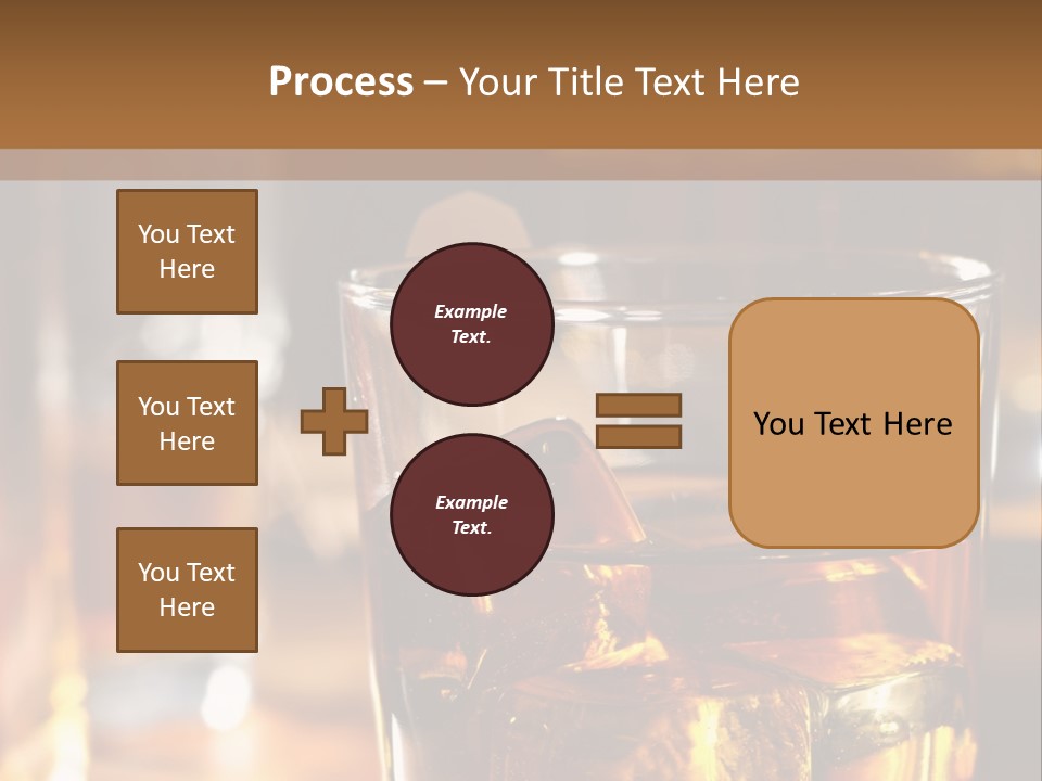 Whiskey With Ice PowerPoint Template