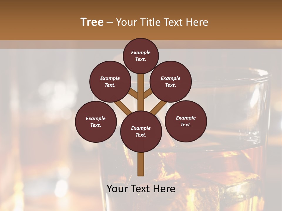 Whiskey With Ice PowerPoint Template