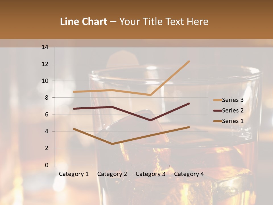 Whiskey With Ice PowerPoint Template