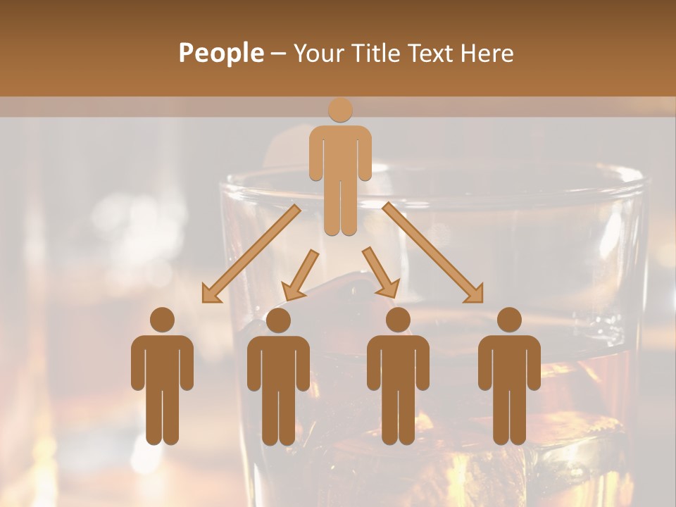 Whiskey With Ice PowerPoint Template