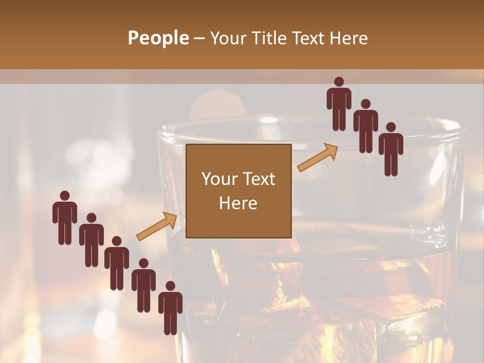 Whiskey With Ice PowerPoint Template