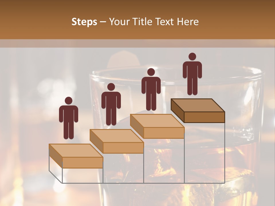 Whiskey With Ice PowerPoint Template