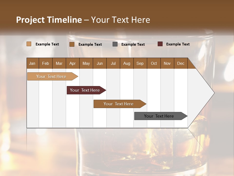 Whiskey With Ice PowerPoint Template