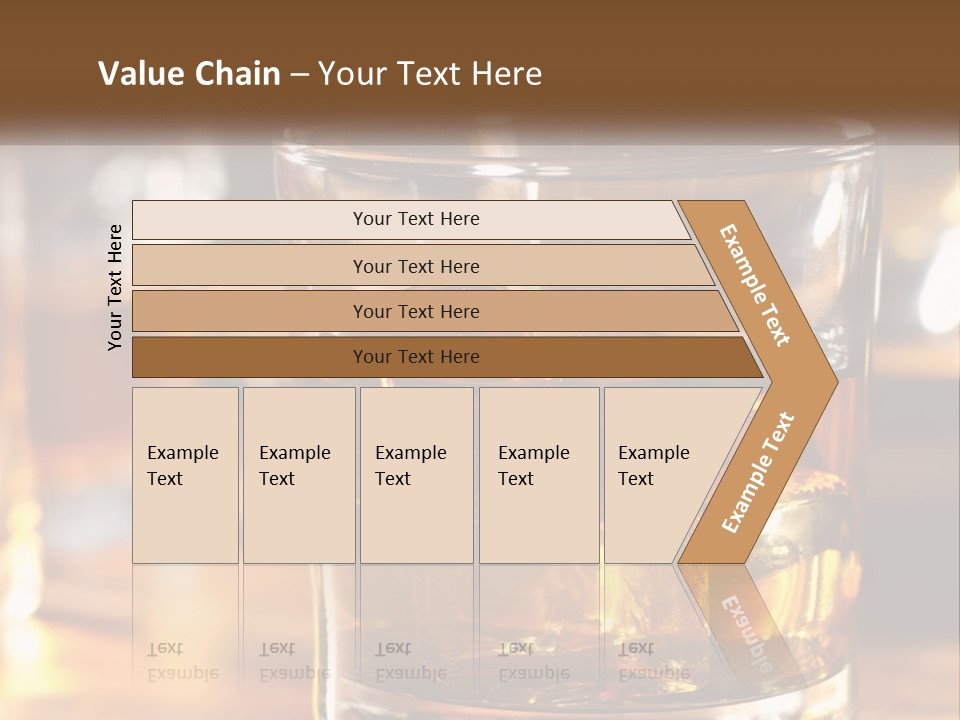 Whiskey With Ice PowerPoint Template
