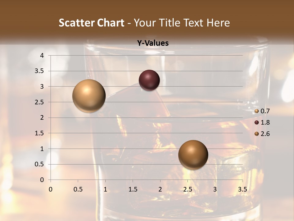 Whiskey With Ice PowerPoint Template