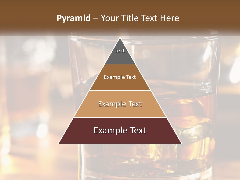 Whiskey With Ice PowerPoint Template