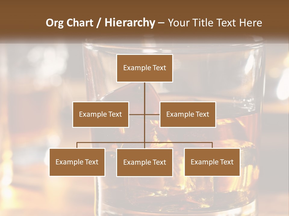 Whiskey With Ice PowerPoint Template