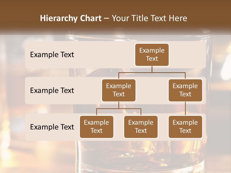 Whiskey With Ice PowerPoint Template