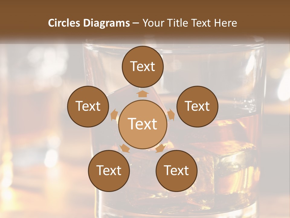 Whiskey With Ice PowerPoint Template