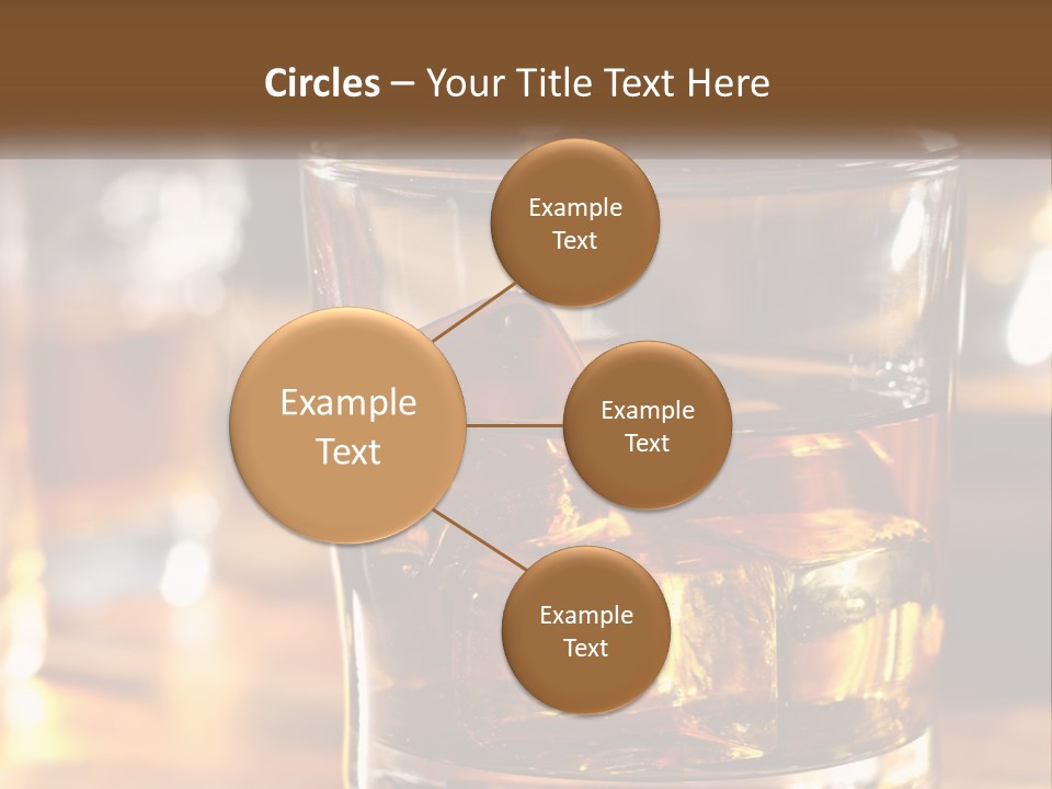 Whiskey With Ice PowerPoint Template