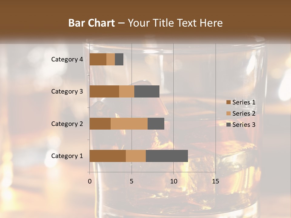 Whiskey With Ice PowerPoint Template