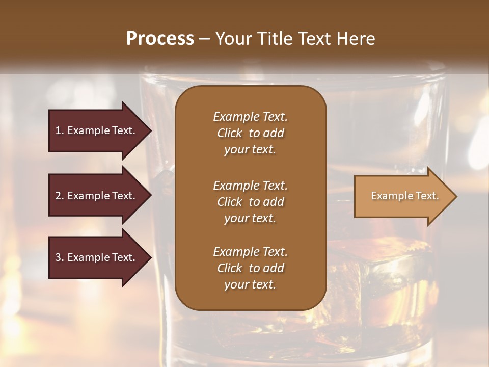 Whiskey With Ice PowerPoint Template