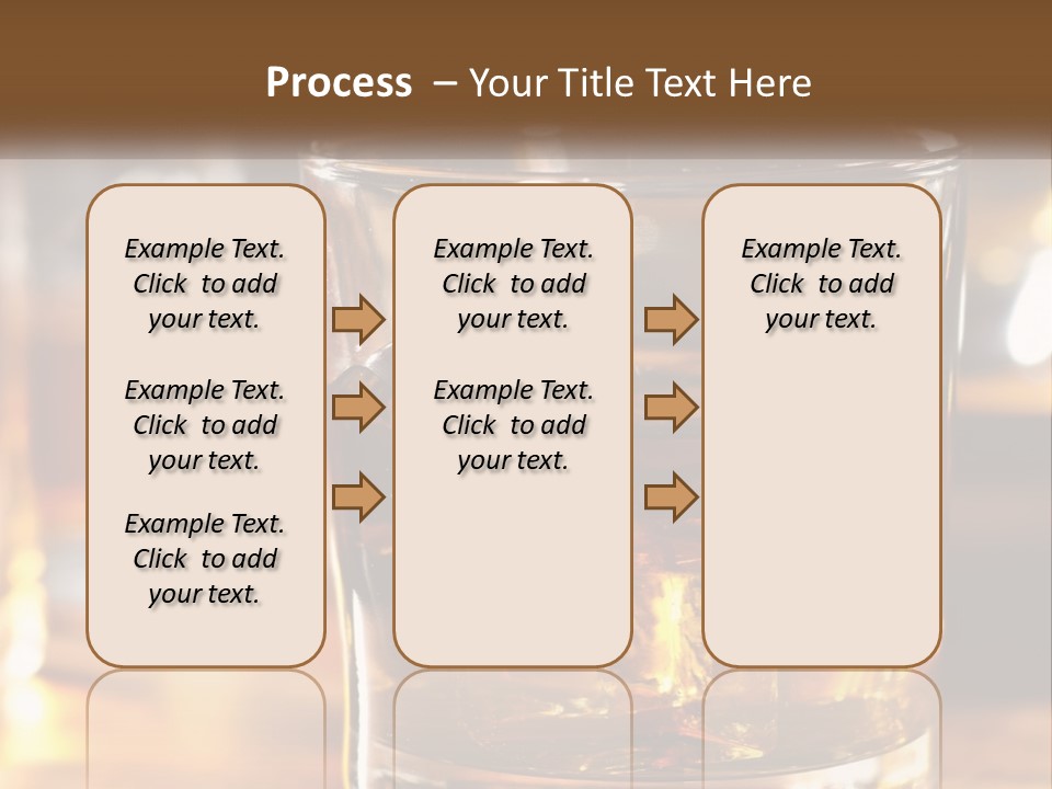 Whiskey With Ice PowerPoint Template