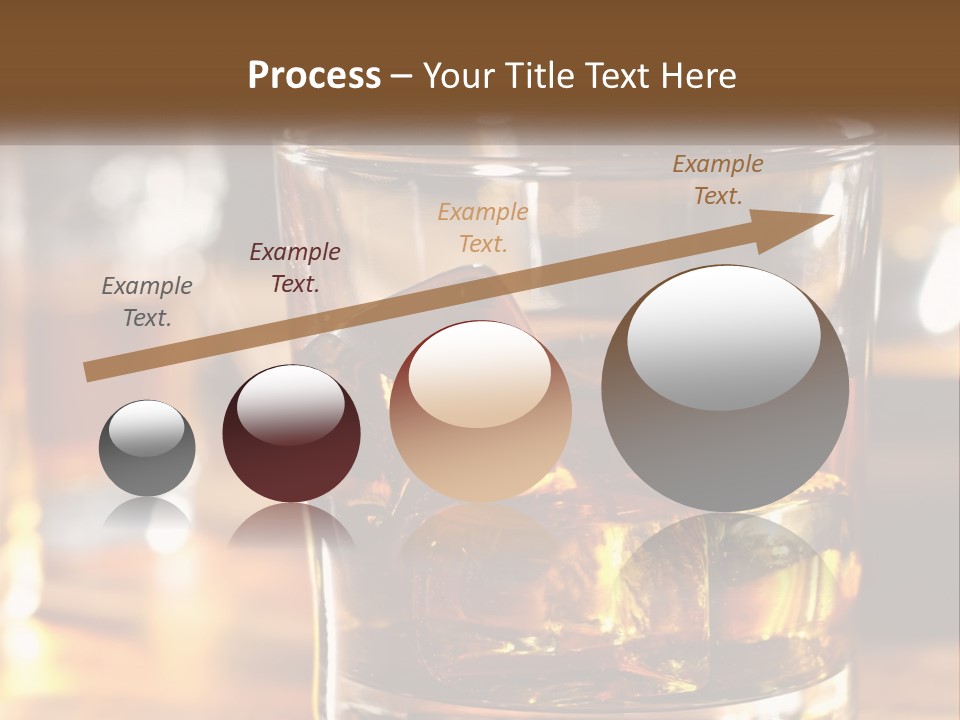 Whiskey With Ice PowerPoint Template