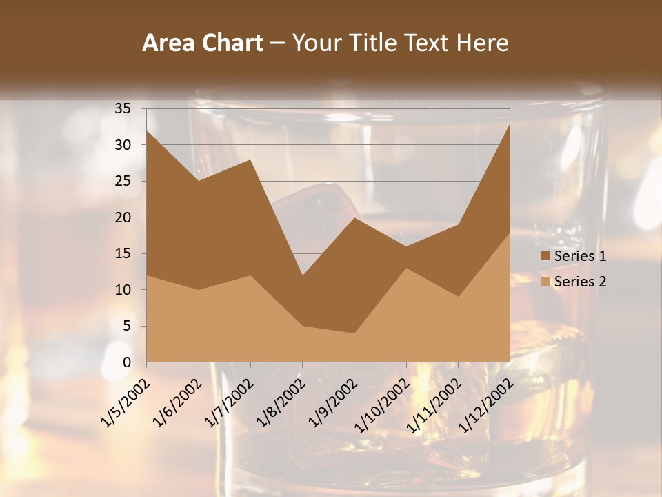 Whiskey With Ice PowerPoint Template