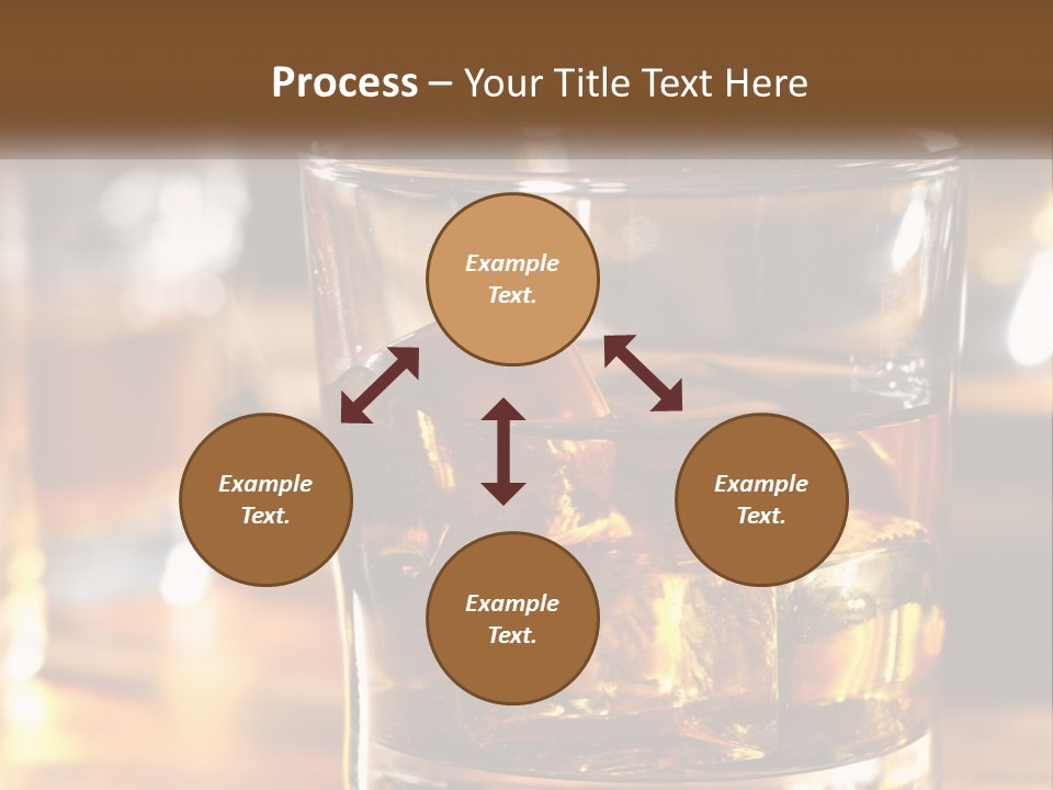 Whiskey With Ice PowerPoint Template