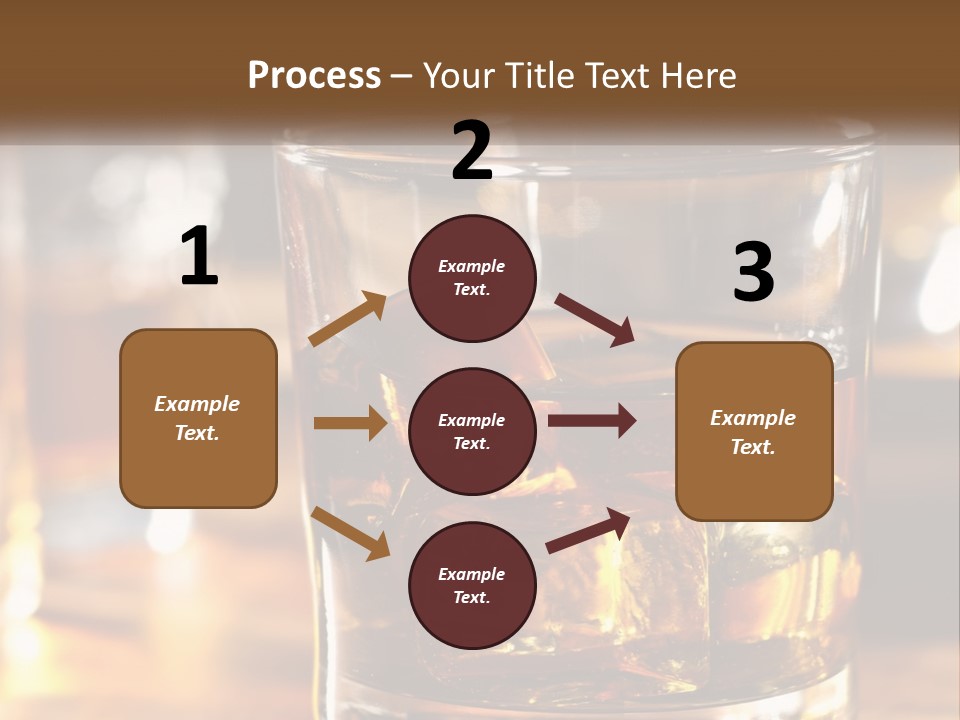 Whiskey With Ice PowerPoint Template