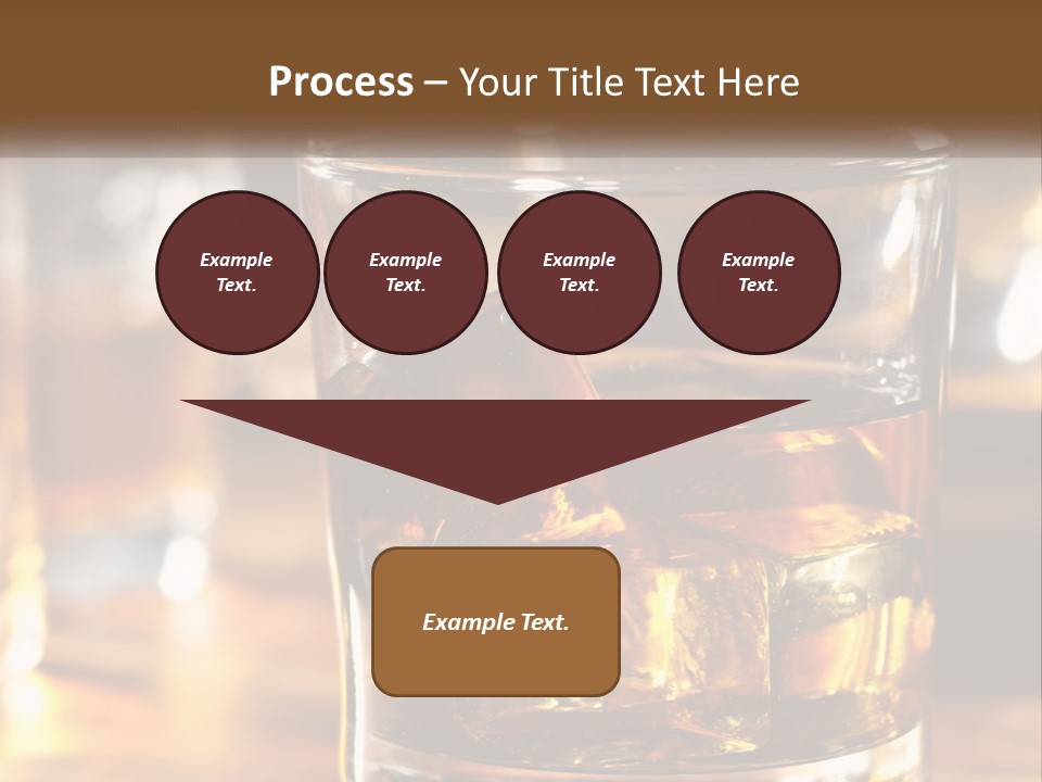 Whiskey With Ice PowerPoint Template