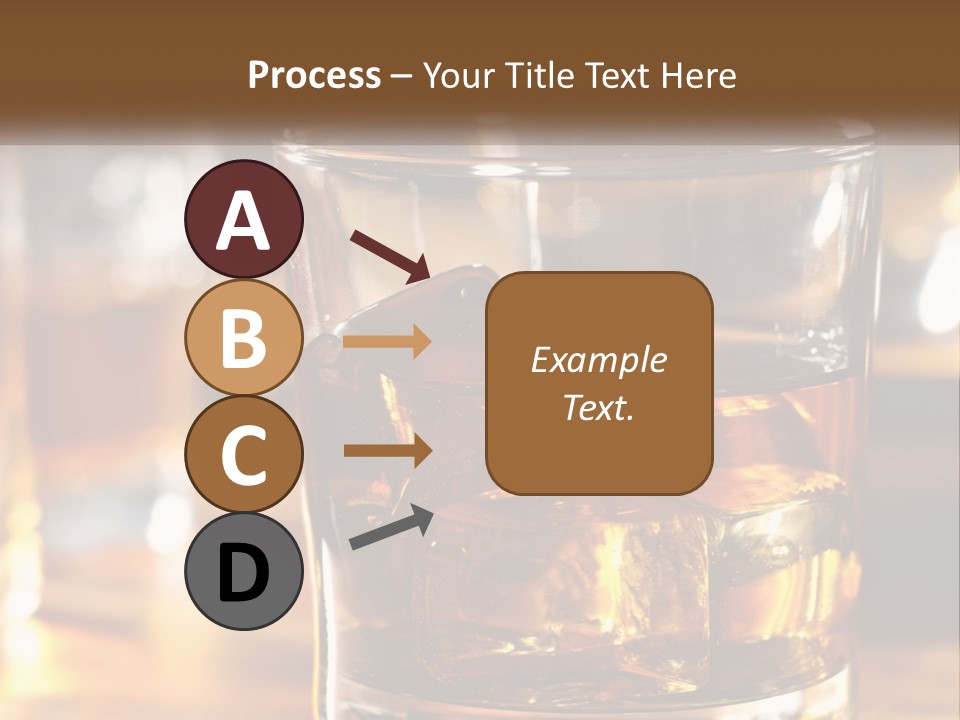 Whiskey With Ice PowerPoint Template