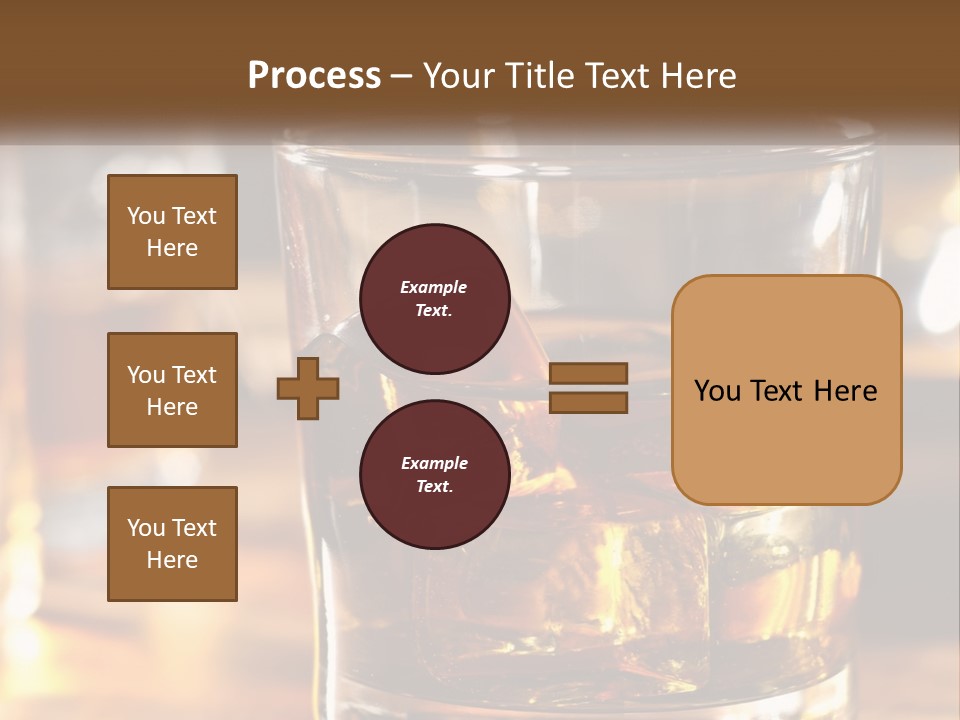 Whiskey With Ice PowerPoint Template