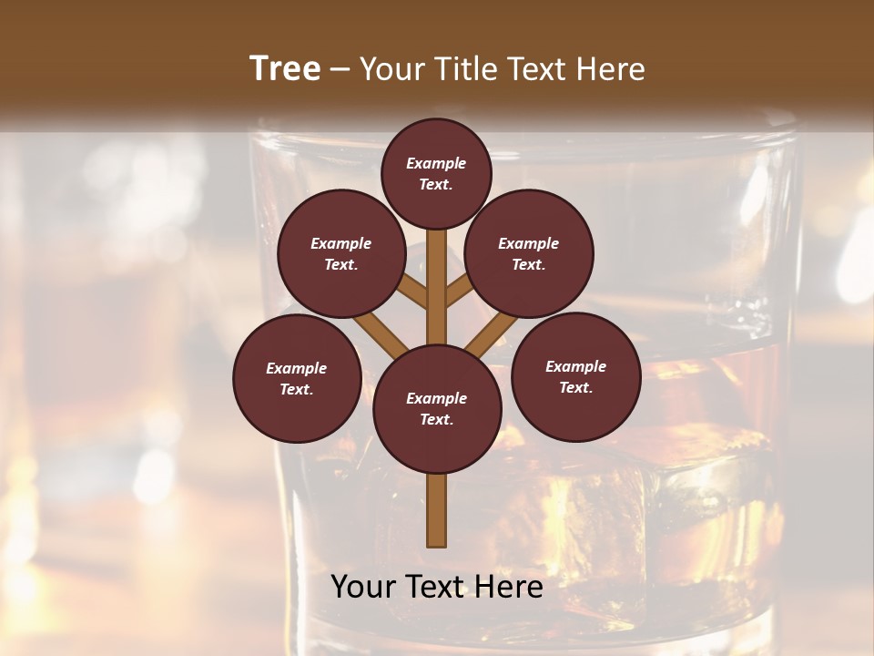Whiskey With Ice PowerPoint Template