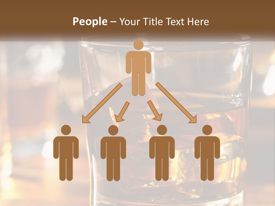 Whiskey With Ice PowerPoint Template