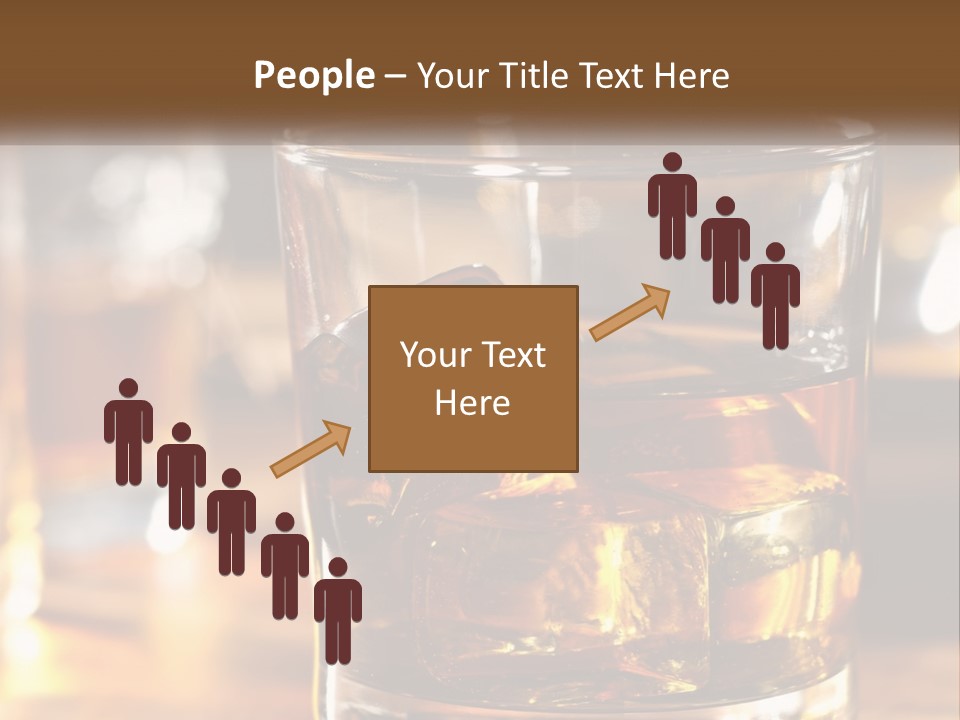 Whiskey With Ice PowerPoint Template