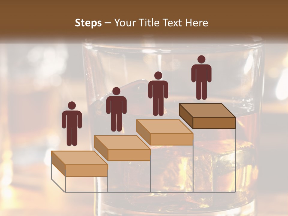 Whiskey With Ice PowerPoint Template