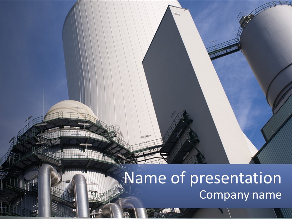 Raw Material Processing Plant PowerPoint Template