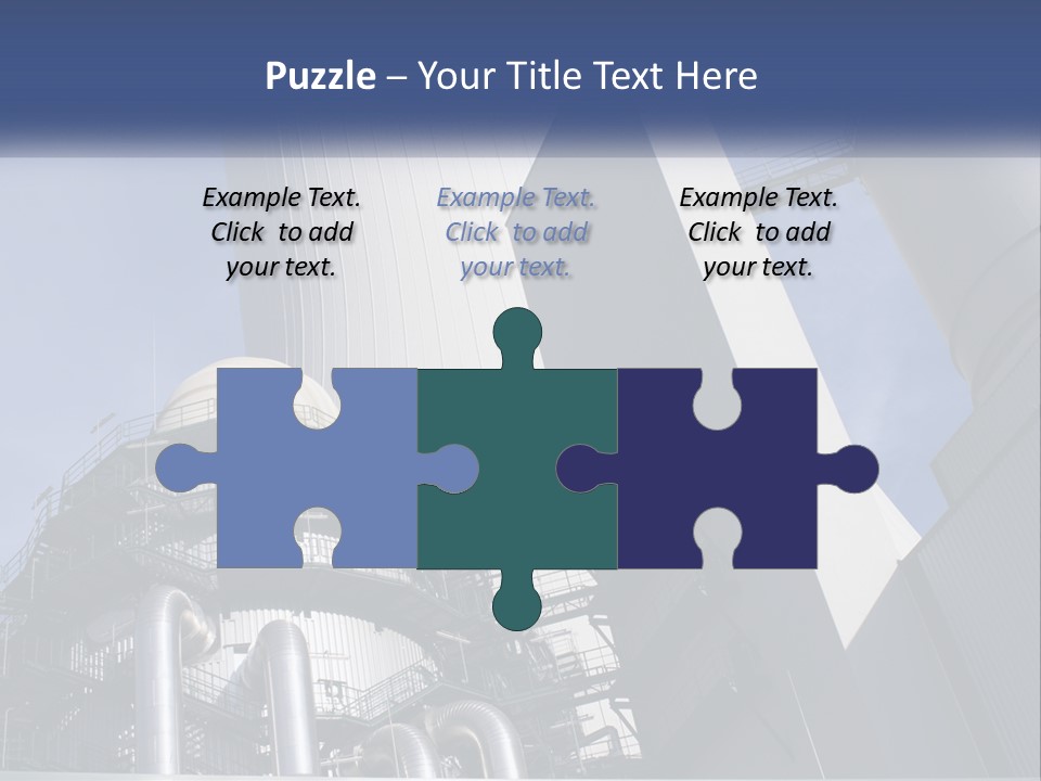 Raw Material Processing Plant PowerPoint Template