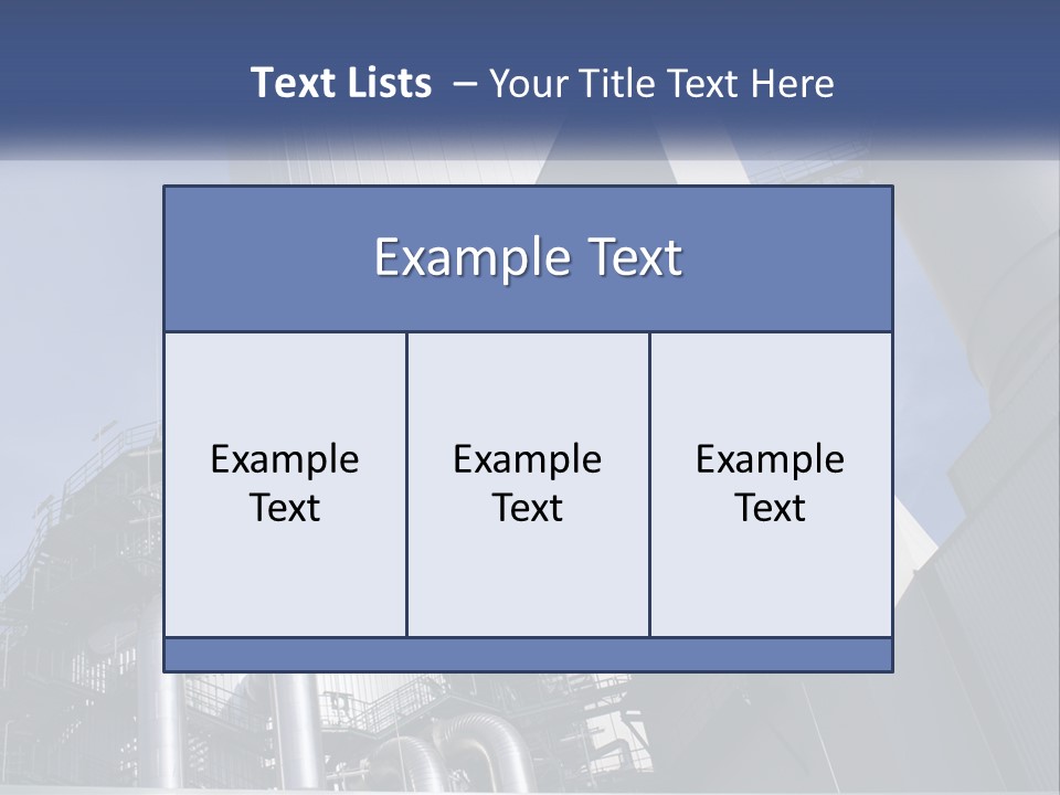 Raw Material Processing Plant PowerPoint Template