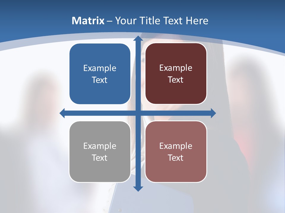 The Girl Is Smiling PowerPoint Template