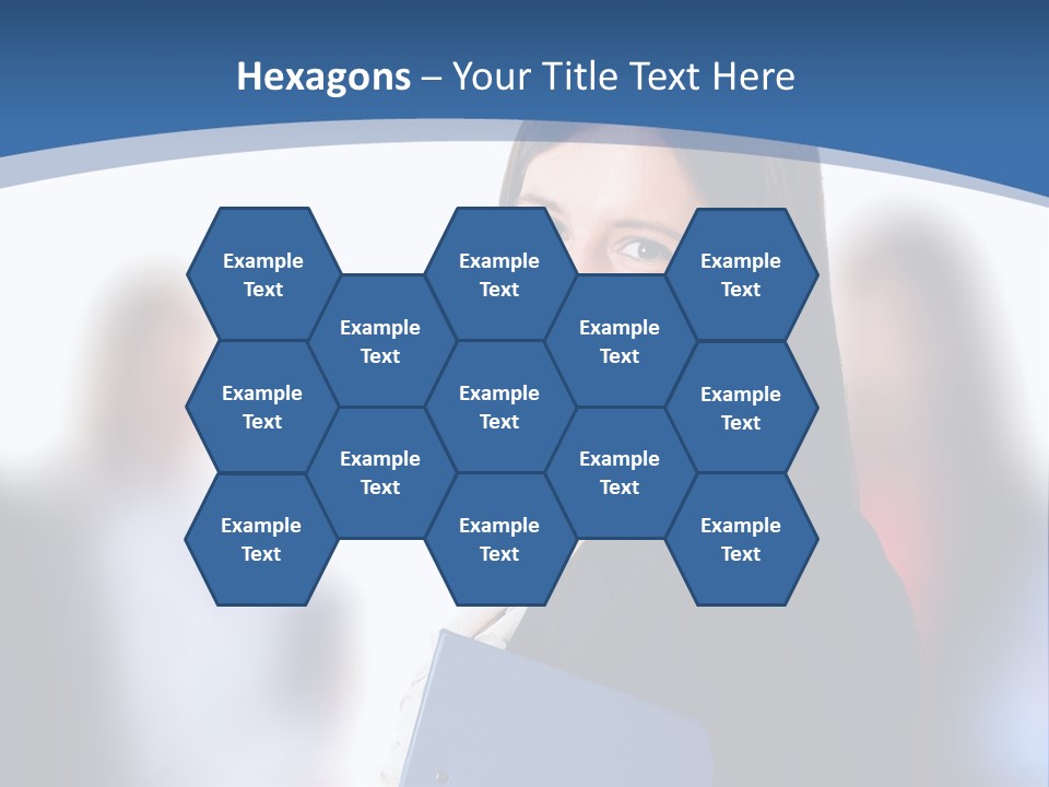 The Girl Is Smiling PowerPoint Template