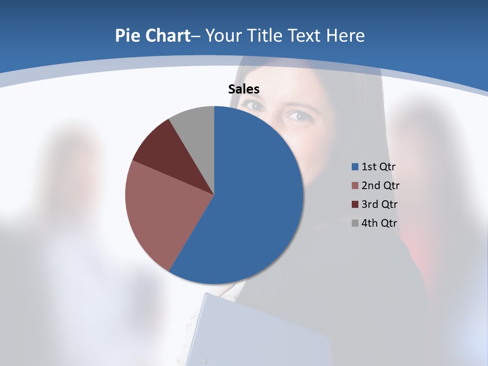 The Girl Is Smiling PowerPoint Template