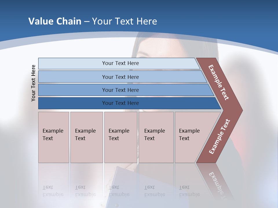 The Girl Is Smiling PowerPoint Template