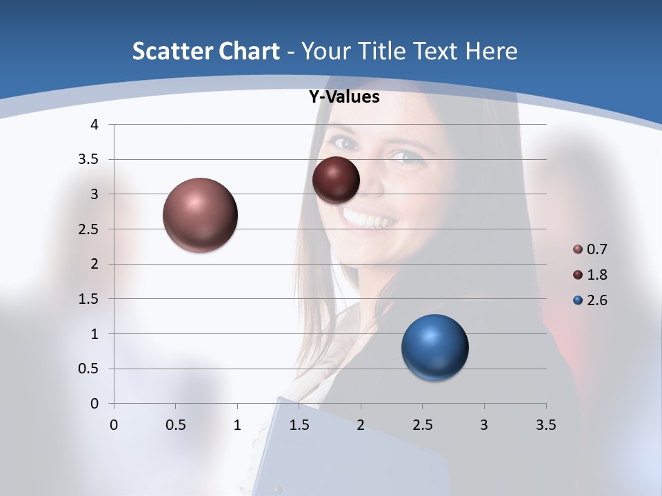 The Girl Is Smiling PowerPoint Template