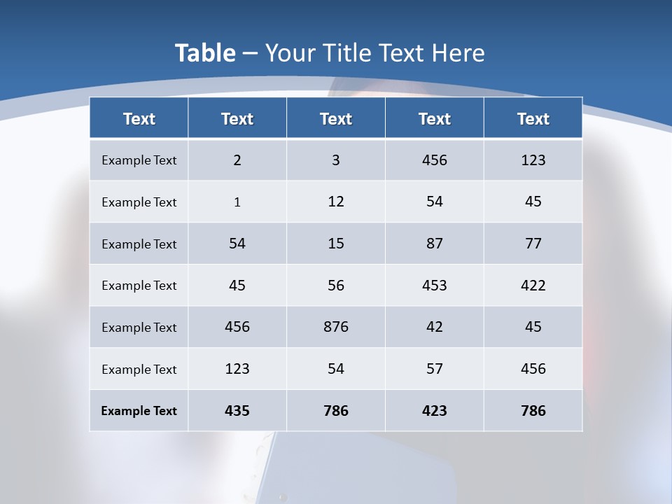 The Girl Is Smiling PowerPoint Template