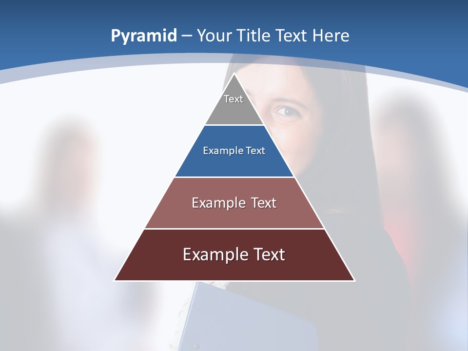 The Girl Is Smiling PowerPoint Template